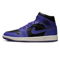 Air Jordan 1 Mid 'Purple Black'