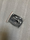 Black and white polka dot shoelaces