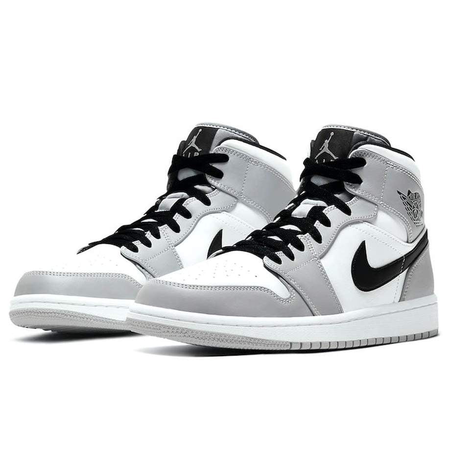 Air Jordan 1 Mid 'Light Smoke Grey'