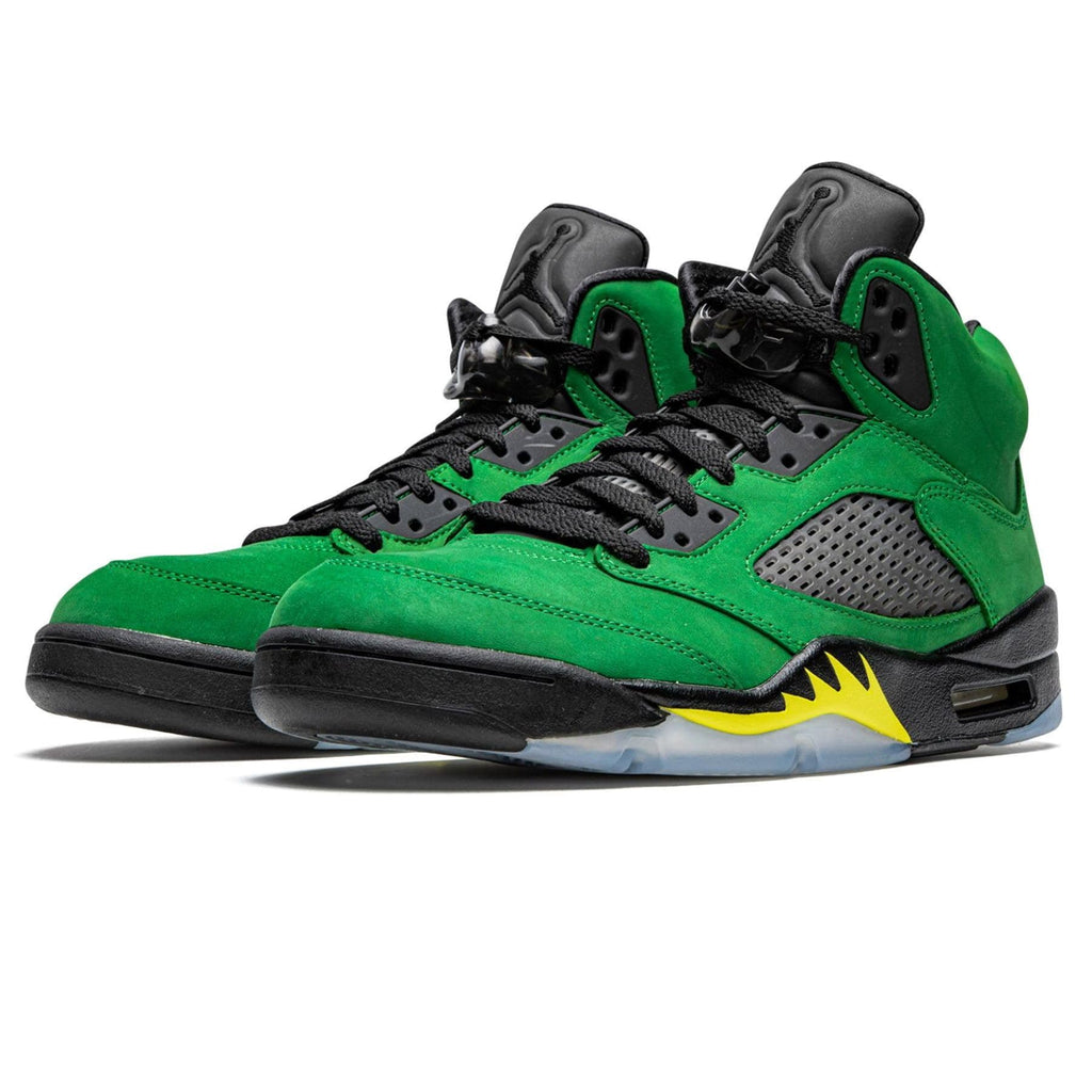 Air Jordan 5 'Apple Green Oregon'