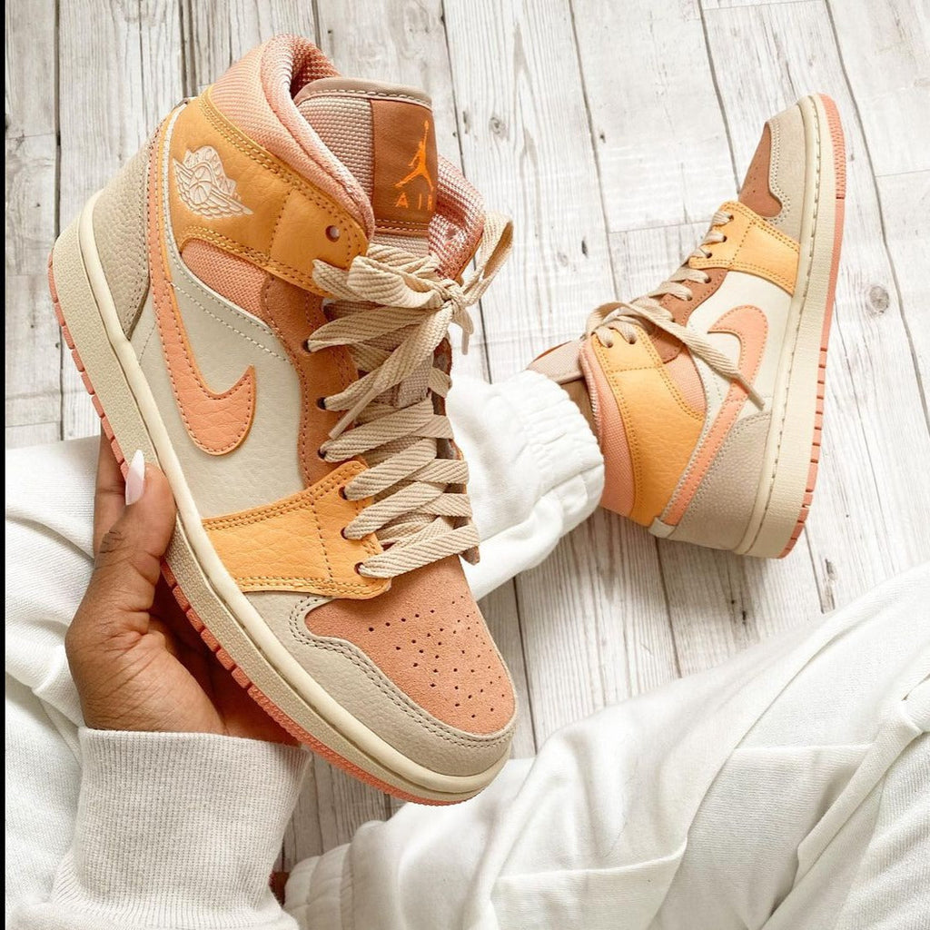Air Jordan 1 Mid 'Apricot Orange'