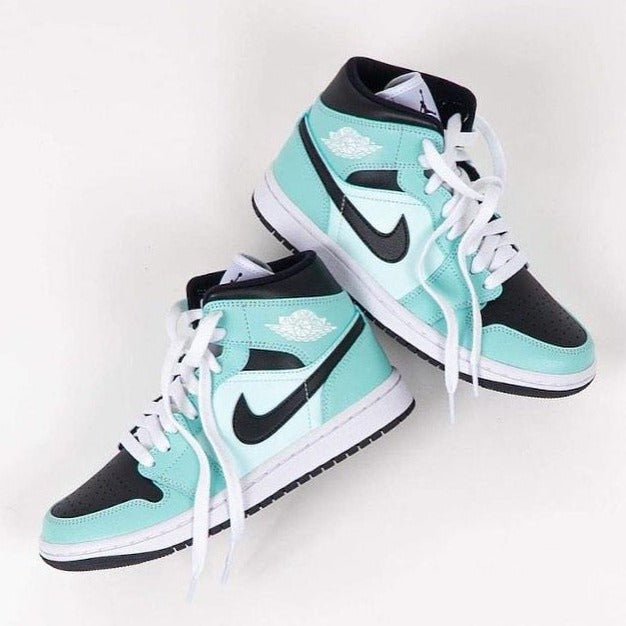 Air Jordan 1 Mid 'Aqua Blue Tint'