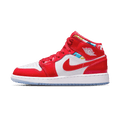 Air Jordan 1 Mid 'Barcelona Sweater Red Patent'