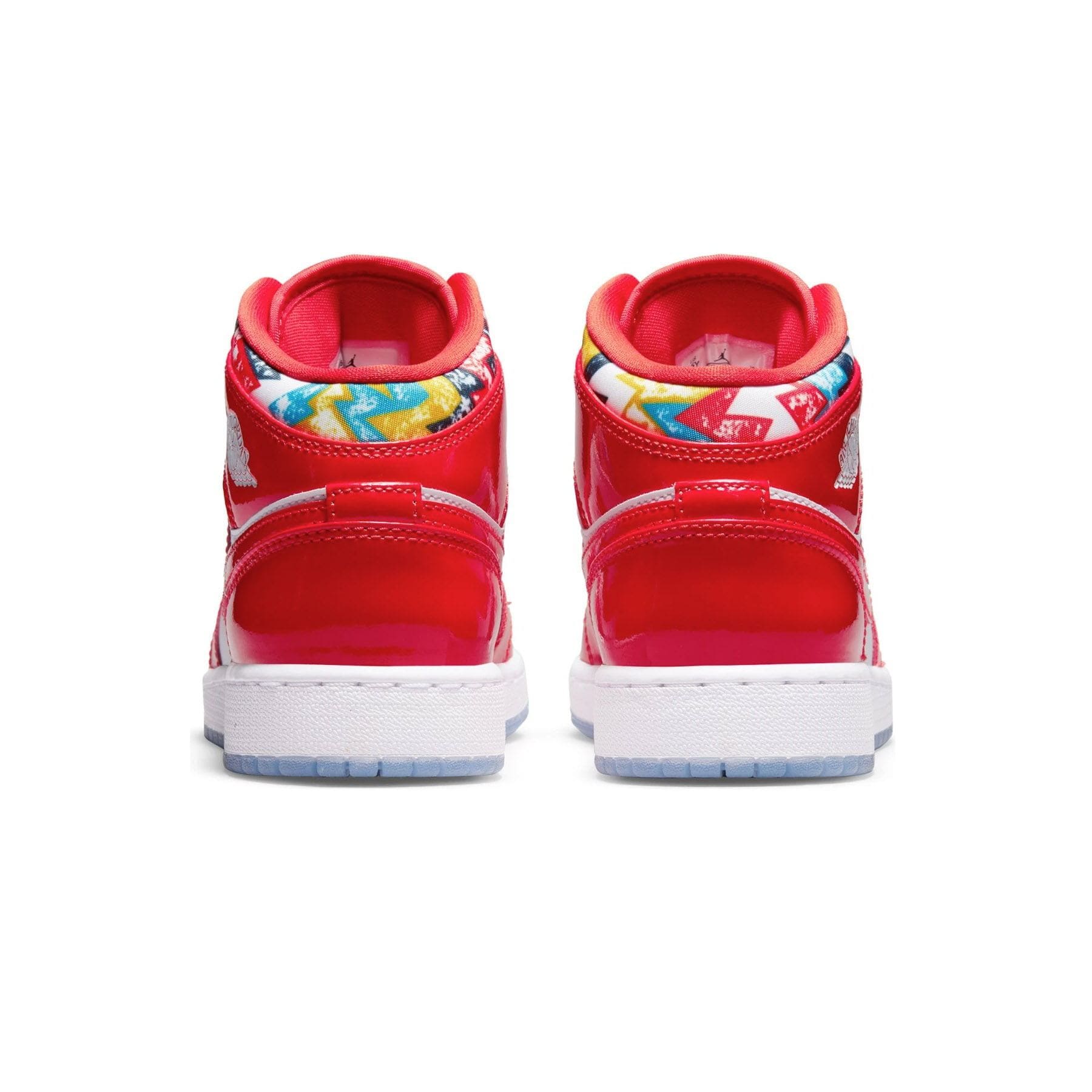 Air Jordan 1 Mid 'Barcelona Sweater Red Patent'