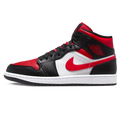 Air Jordan 1 Mid 'Black Fire Red'