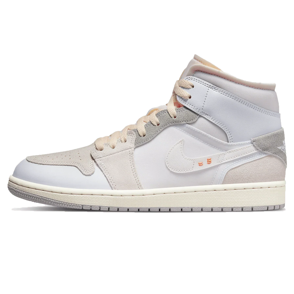 Air Jordan 1 Mid 'Craft Inside Out White Grey'