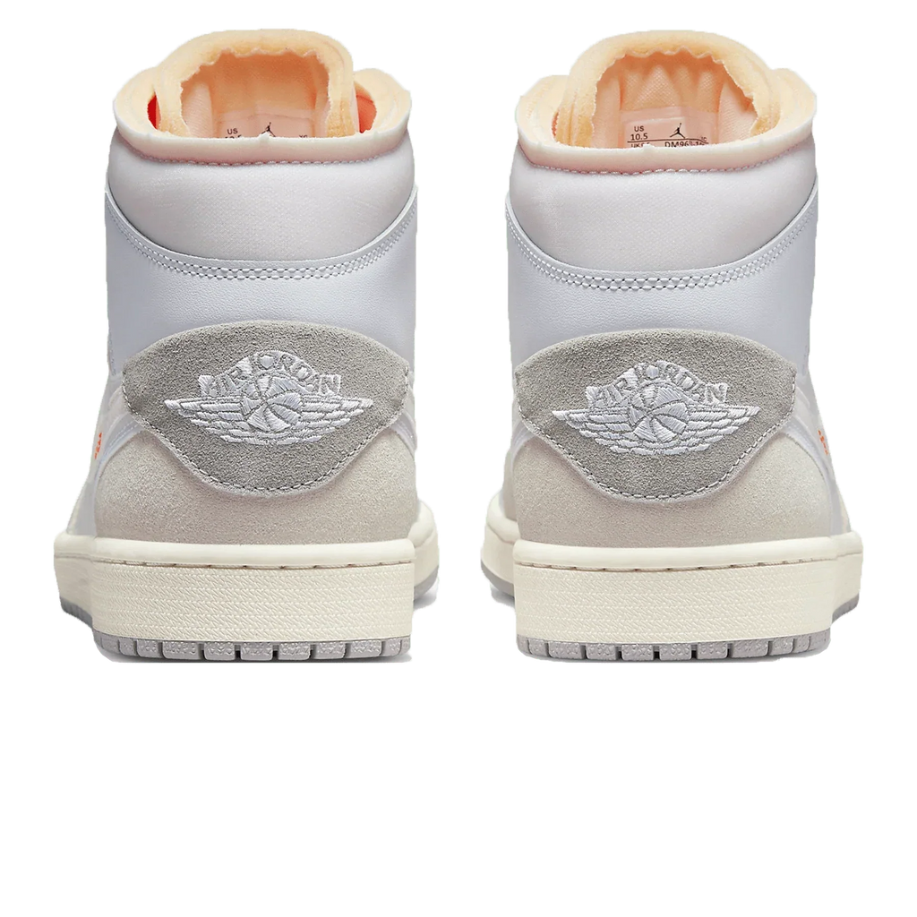 Air Jordan 1 Mid 'Craft Inside Out White Grey'