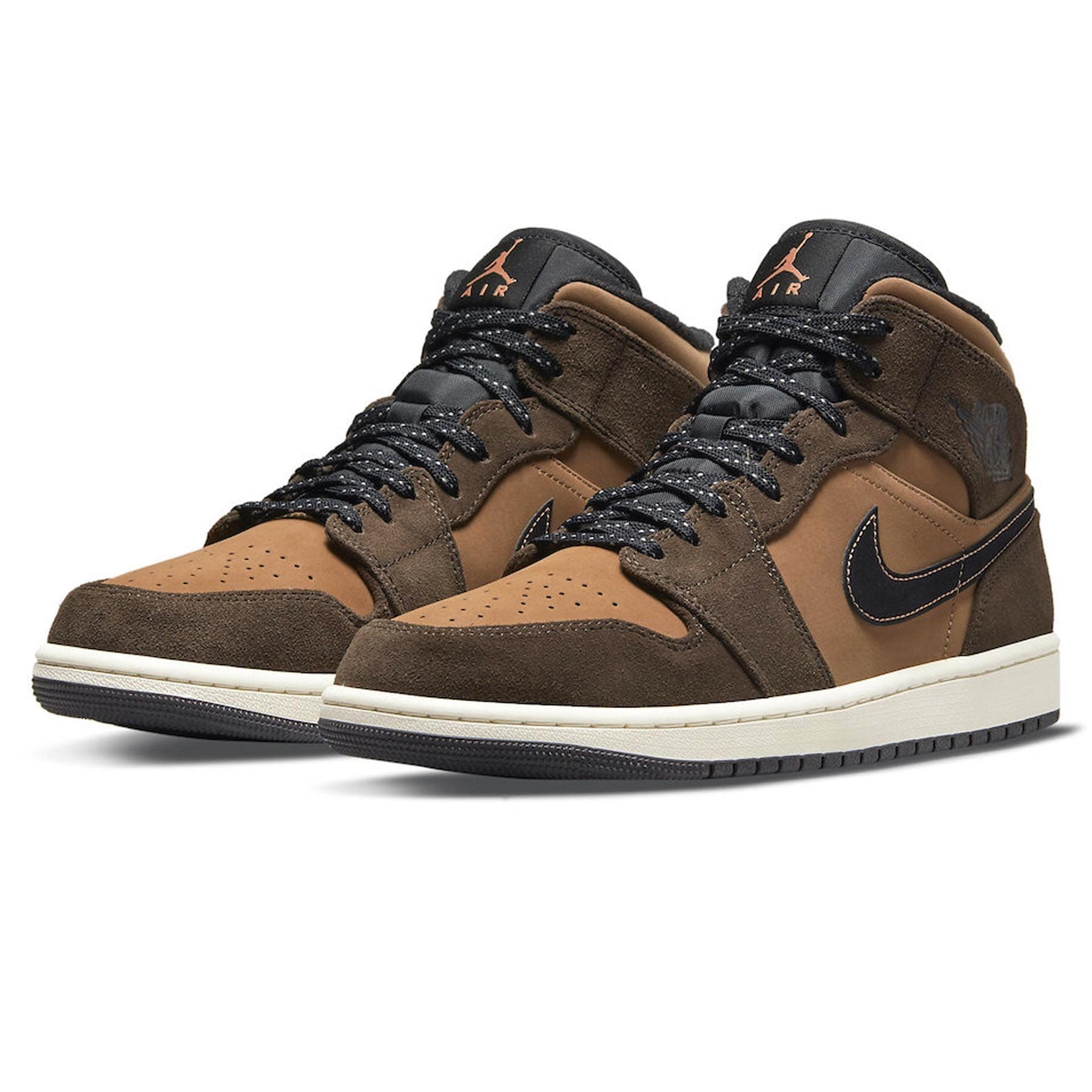 Air Jordan 1 Mid 'Dark Chocolate / Earth Tone'