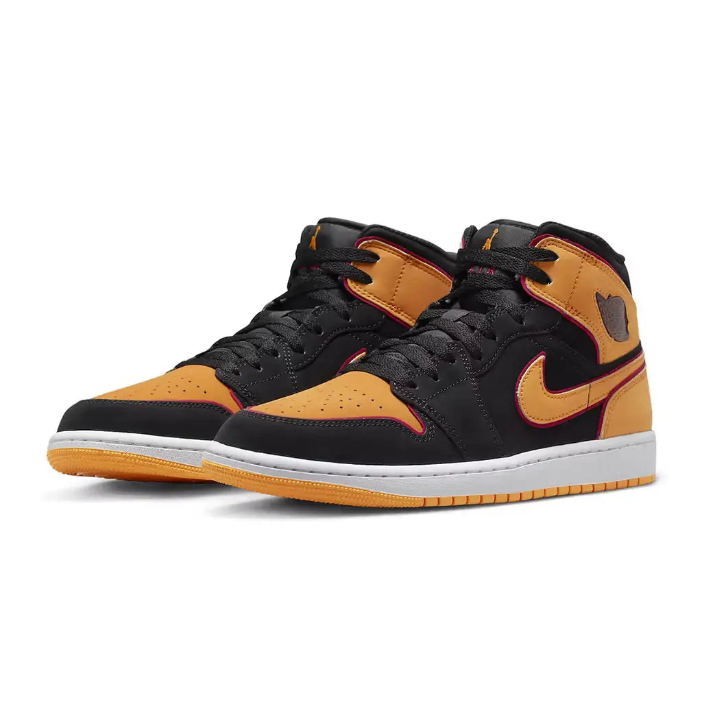Air Jordan 1 Mid 'Fat Tongue Vivid Orange'