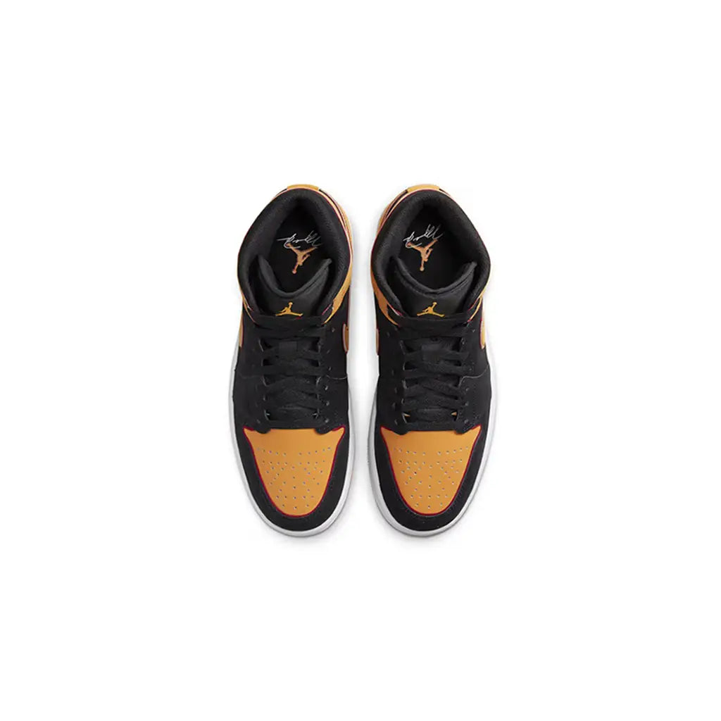 Air Jordan 1 Mid 'Fat Tongue Vivid Orange'