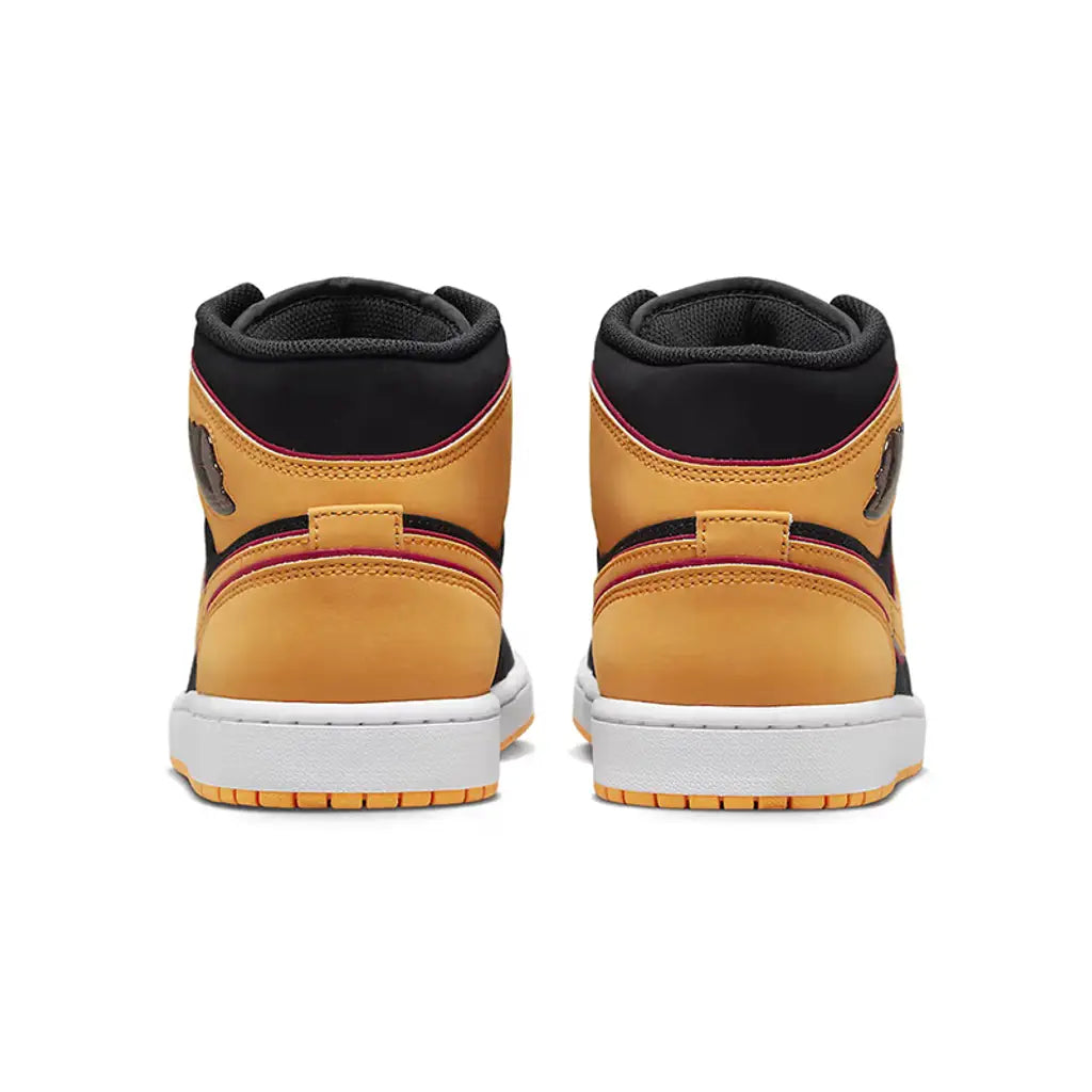 Air Jordan 1 Mid 'Fat Tongue Vivid Orange'