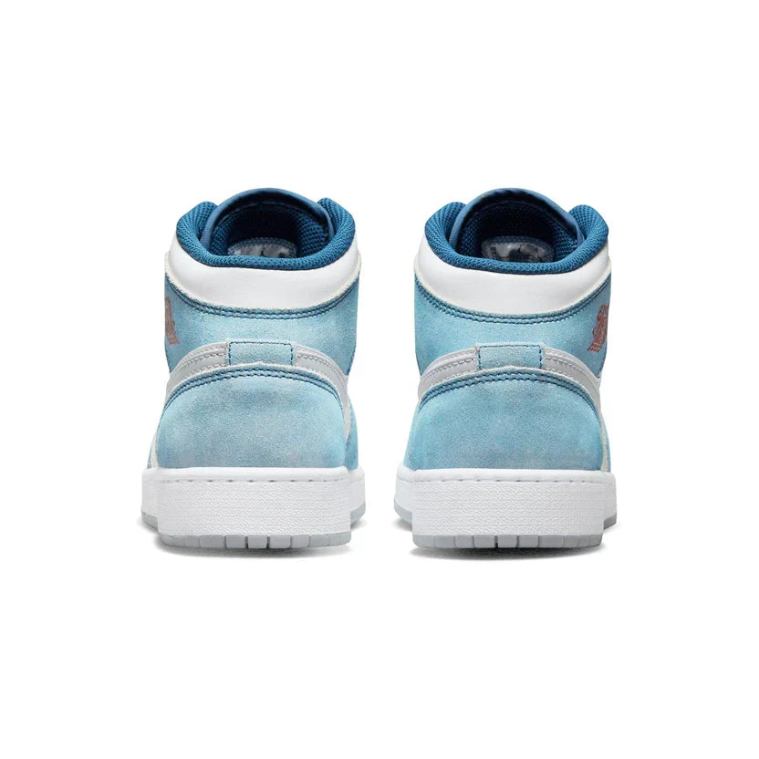 Air Jordan 1 Mid 'French Blue Fire Red'