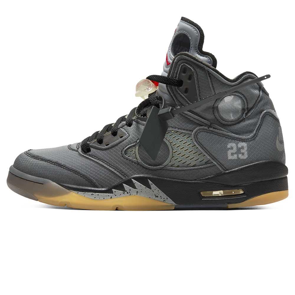 Air Jordan 5 x Off-White 'Black Muslin'