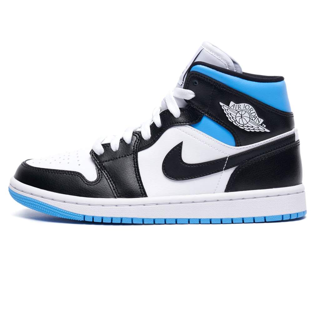 Air Jordan 1 Mid 'University Royal Black'