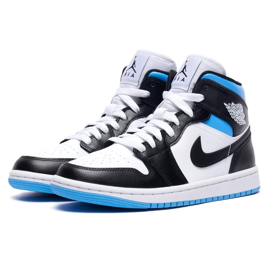 Air Jordan 1 Mid 'University Royal Black'