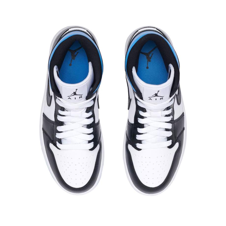 Air Jordan 1 Mid 'University Royal Black'