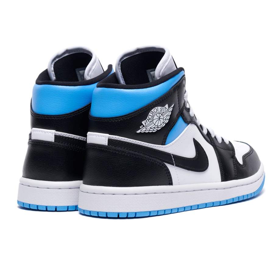 Air Jordan 1 Mid 'University Royal Black'