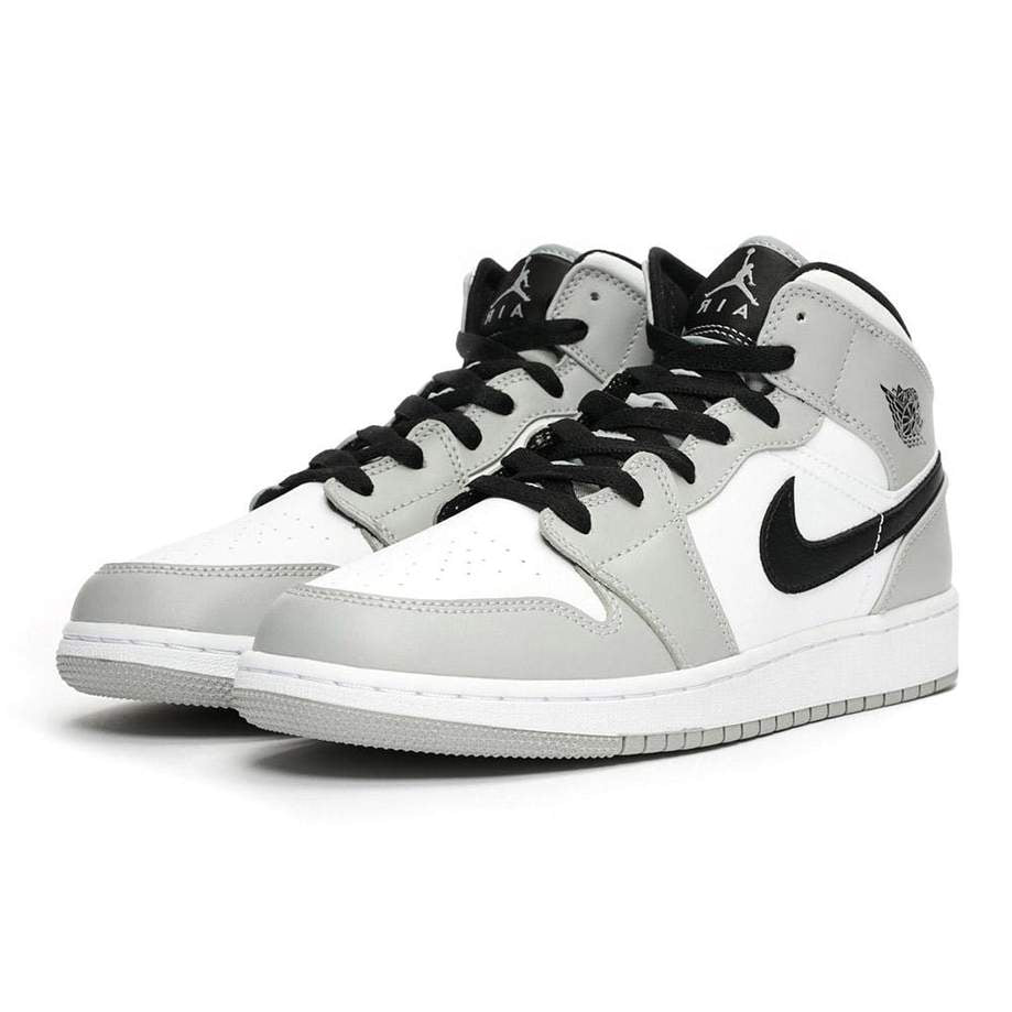 Air Jordan 1 Mid 'Light Smoke Grey'