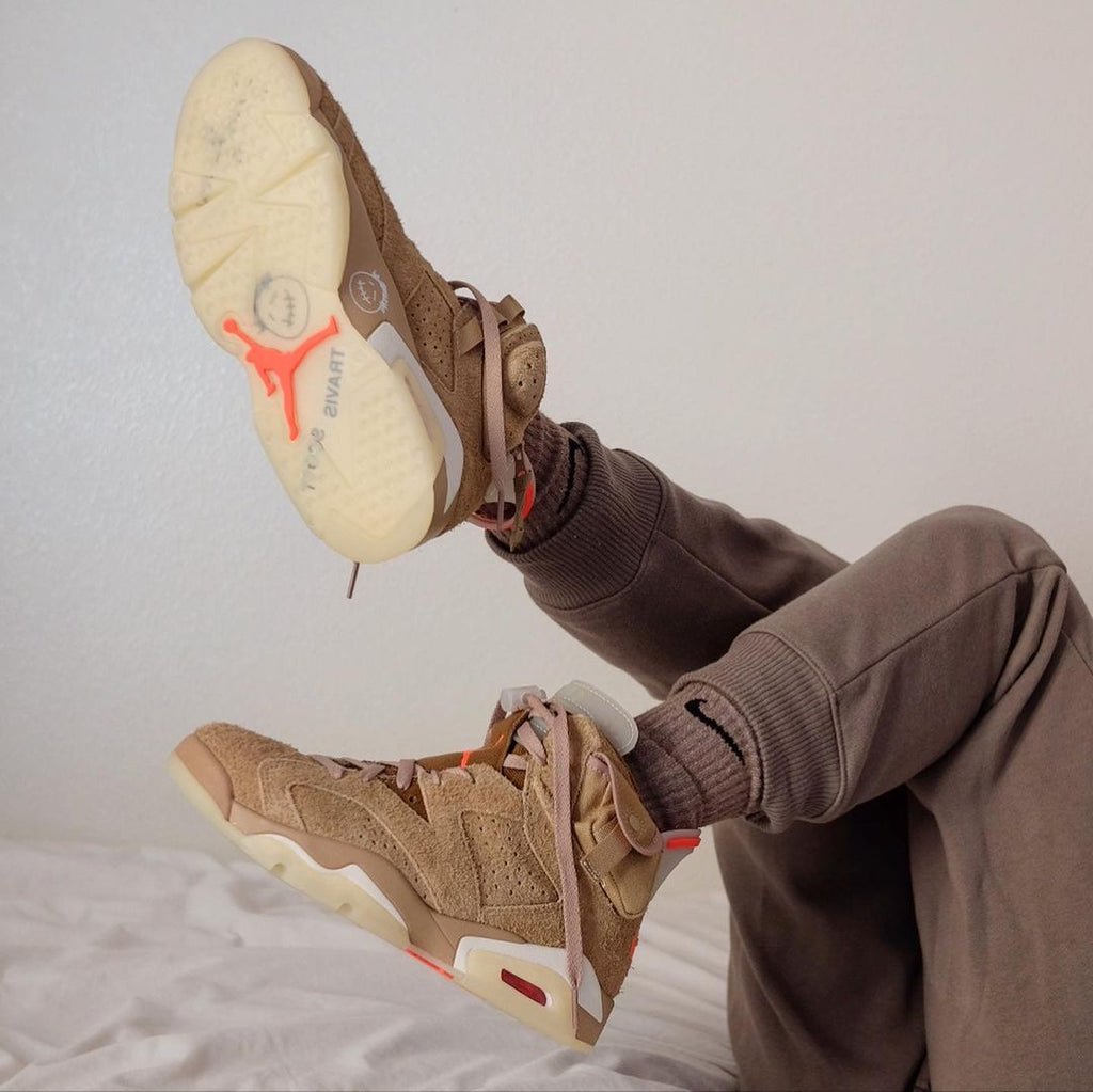 Air Jordan 6 x Travis Scott 'British Khaki'