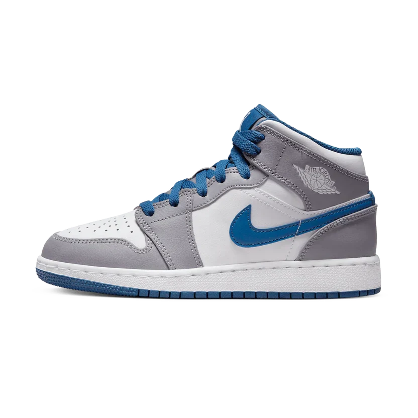 Air Jordan 1 Mid 'True Blue Cement'